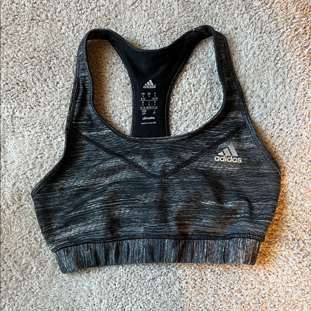 Adidas Women's Charcoal Sports Bra